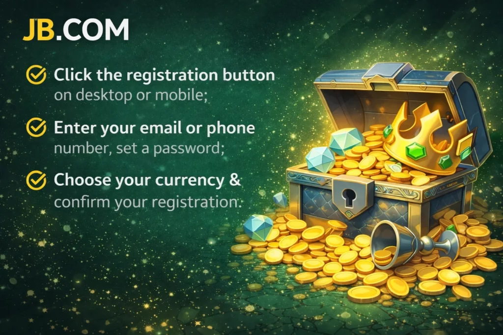 JB.COM registration form