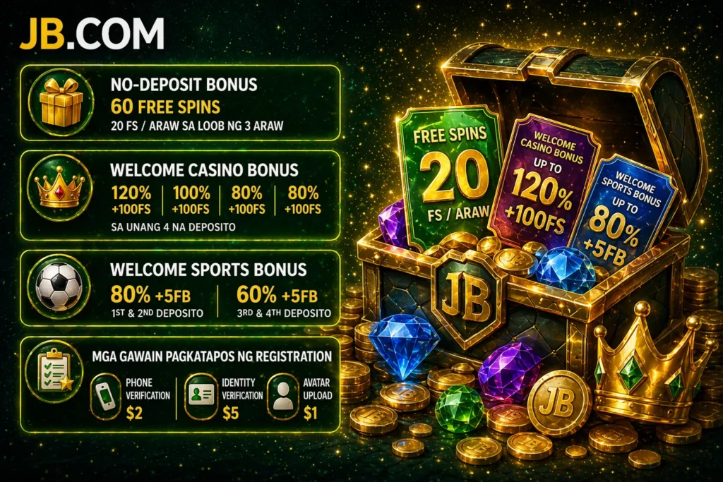 Welcome bonuses JB.COM